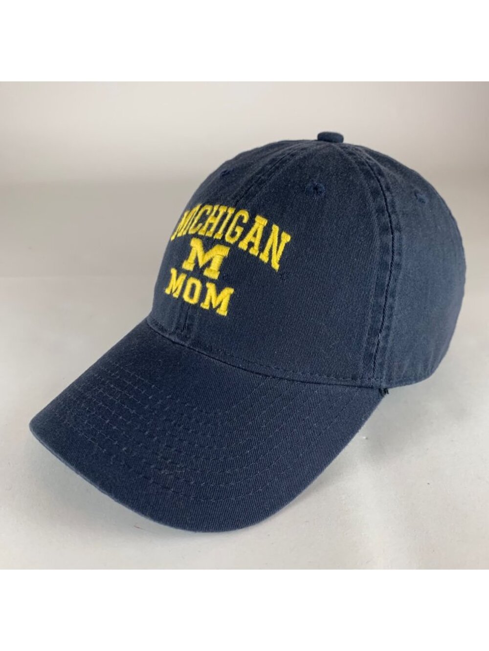 Michigan Wolverines MOM NCAA Navy Blue Legacy Relaxed Fit Strapback Hat
